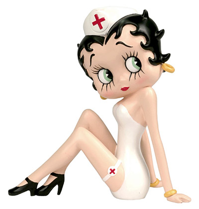 Betty Boop Sitting Nurse